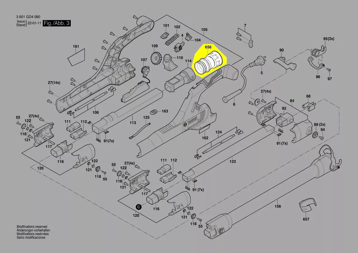 Adaptateur raccord aspirateur réf. 1 607 000 F2K Bosch